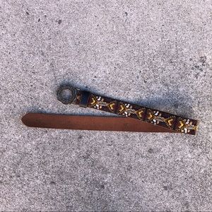 Lucky Brand Embroidered Belt size small